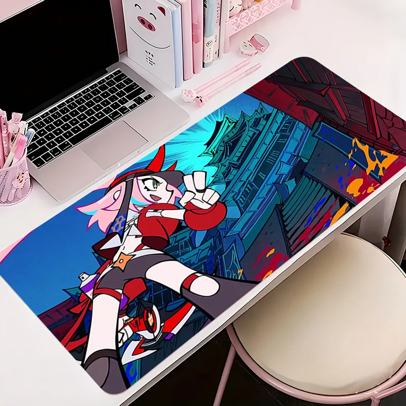 

Gaming Mouse Pad Anime Gamer Keyboard Pad Desk H-honkai Star Rail Rappa Mouse Mat Speed Rubber Cartoon Computer PC Mousepad
