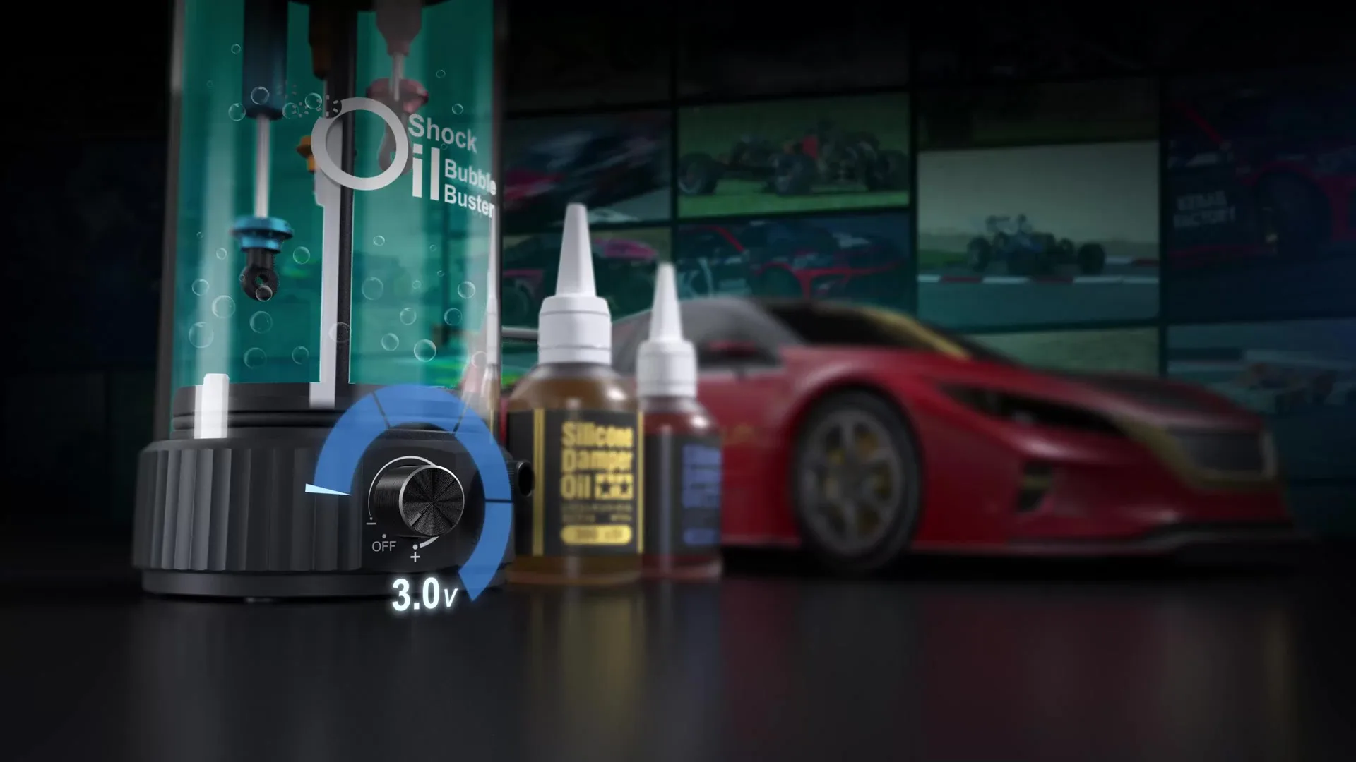 SKYRC Shock Oil Defoaming Machine for RC Car Shock Absorber Oil Degasser - Model Car Maintenance Tool - view 4