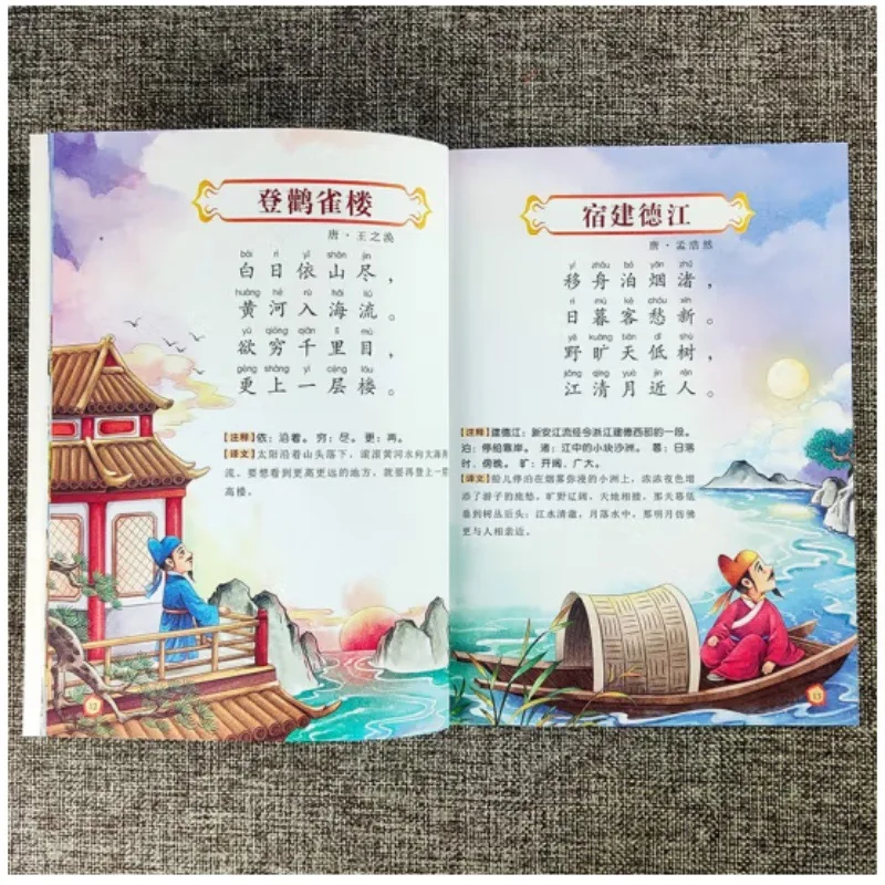 Tang Poems for Early Learning: Ancient Chinese Poetry Enlightenment Extracurricular Reading Book for Elementary School Students