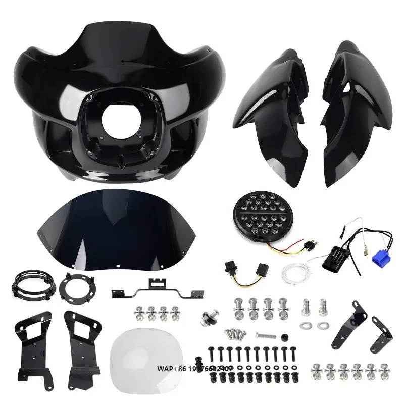 Club Style Headlight Fairing Kit for Softail FXLRS ST FXBBS FXFBS 2018-2023