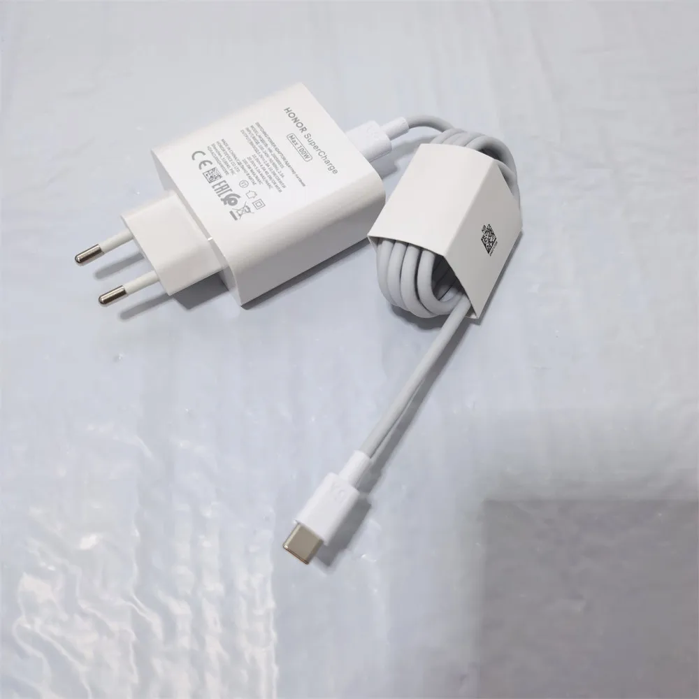 Original 100W EU US Charger For Honor 400 300 200 100 Pro GT Magic8 7 6 Pro V3 V5 Fast Charge Wall Power Adapter 6A Type C Cable