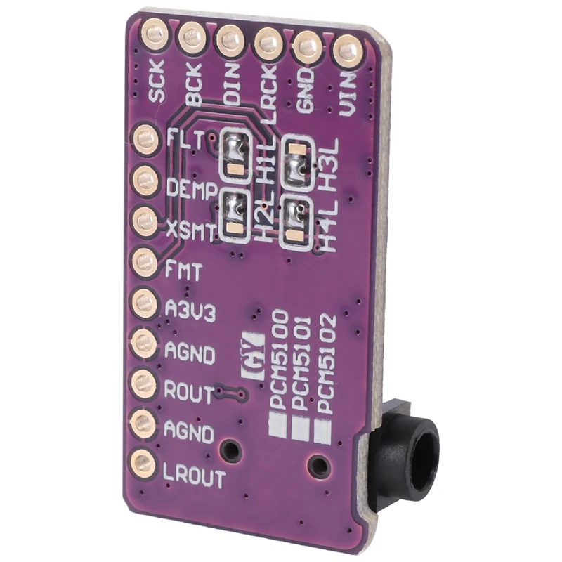 PCM5102 I2S IIS Digital Audio DAC Decoder Module Stereo DAC Digital-To-Analog Converter Voice Module For Raspberry Pi