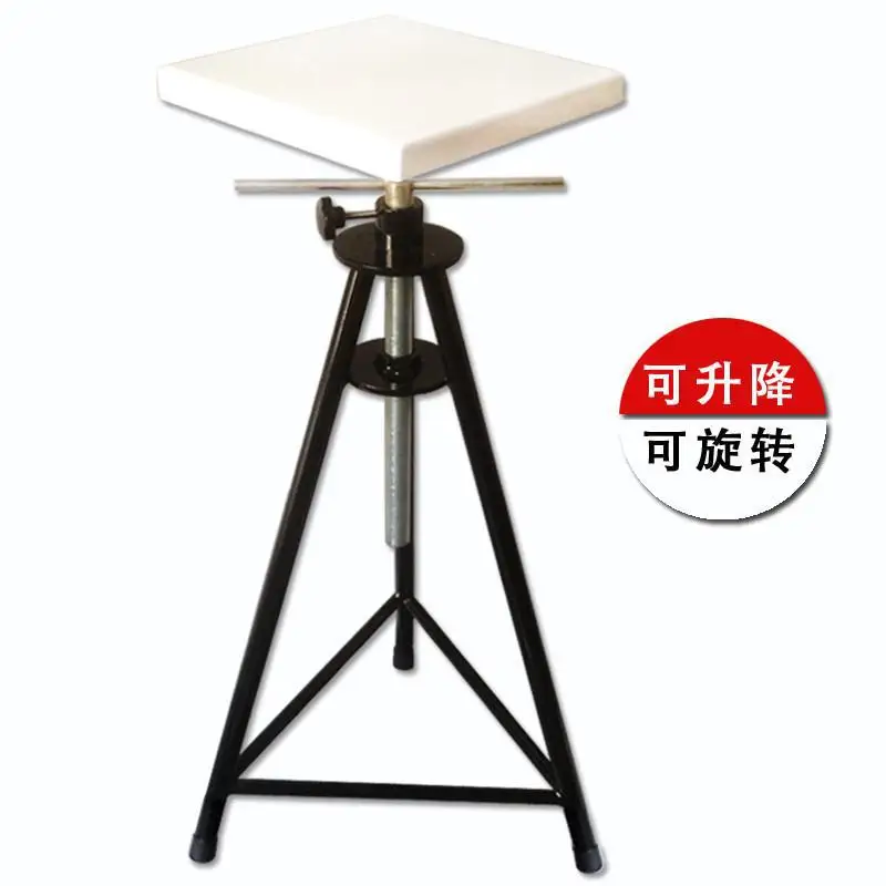 Pottery Lifting and Turning Table Plastic Turntable, Rotatable Plastic Table Clay-plastic Turntable for Human Frame