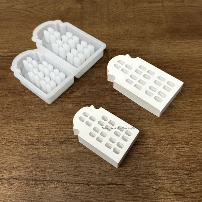 Heart House Silicone Molds Light Heart Houses Concrete Moulds Casting Molds Houses Decoration Home Resin Mold Gypsum Mould