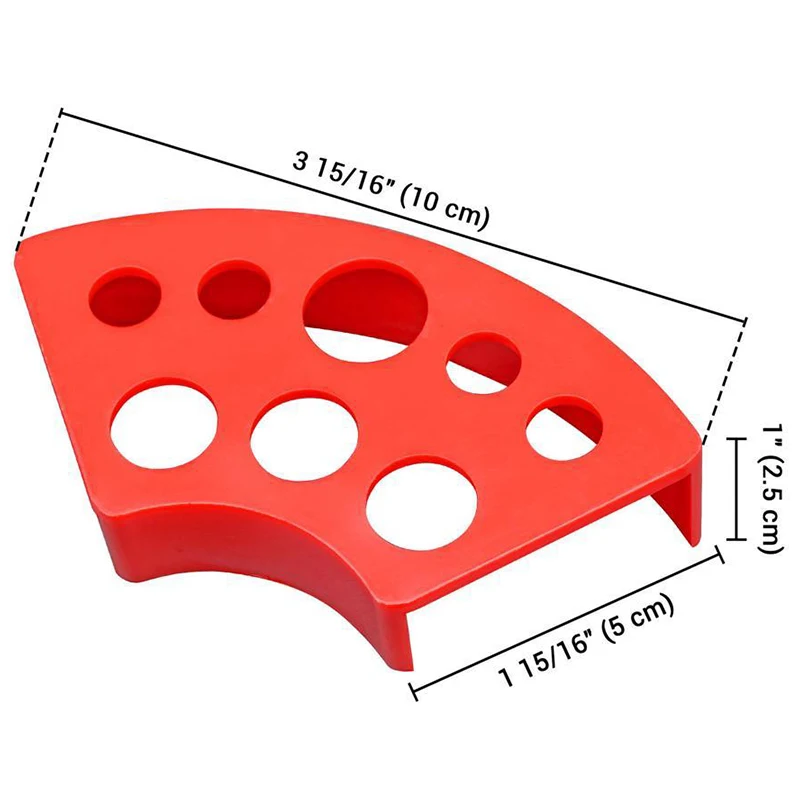 Suporte para copo de tinta de tatuagem 1 peça, acessórios de maquiagem permanente, suprimentos de beleza para arte corporal, ferramenta de tatuagem, recipiente de pigmento, 8 furos