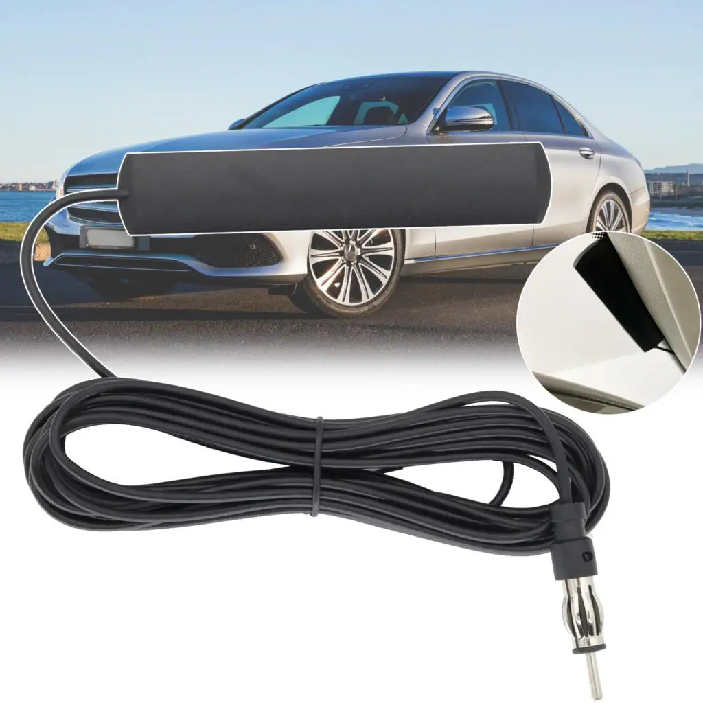 Car Radio AM/FM Antenna Universal Auto 5M Length Signal Amp Amplifier Marine Car Vehicle Boat RV Signal Enhance Device Hot Sale