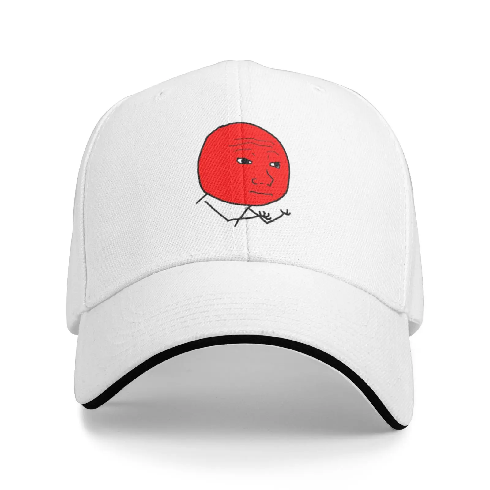 Бейсбольная кепка Meme Emoji с регулируемой шляпой для активного отдыха и вечеринки, шляпа водителя грузовика с доской