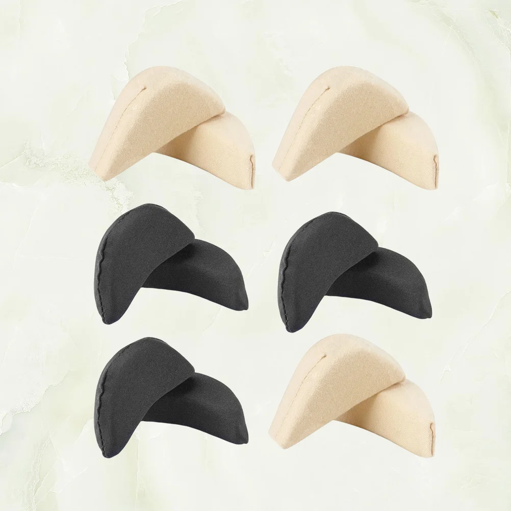 Palmilhas antiderrapantes para pés, palmilhas espessadas para calcanhar, inserção de sapato confortável, almofadas para antepé, metade para homens e mulheres, ferramenta de cuidados com os pés