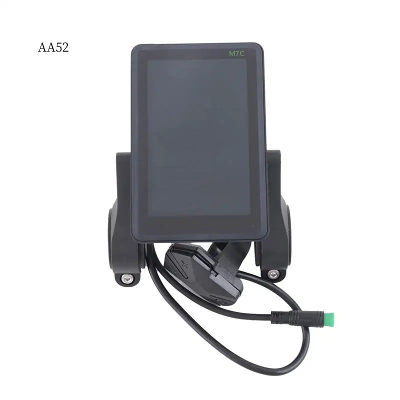 

AS-M7C Electric Bike LCD Display Color Meter 24V-60V E Scooter LCD Panel With USB UART For Mountain Electric Bike Parts (5PIN)