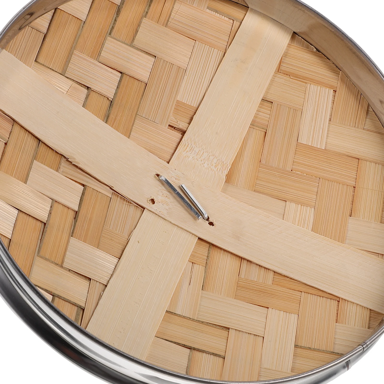 

1pc Bamboo Steamer Cover 28Cm Round For Dim Sum Dumpling Basket Food Steamer Lid Kitchen Cooking Tool Accessory