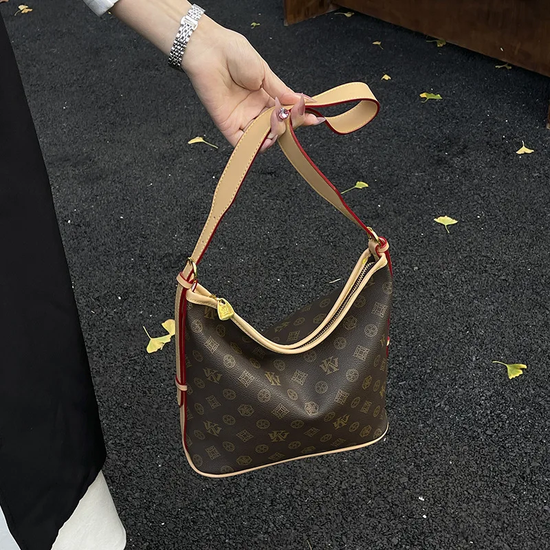 

2025 Monogram Commuter Tote Bag, Spacious Underarm Purse for Women, Casual Shoulder Crossbody, Minimalist Day-to-Night Bag