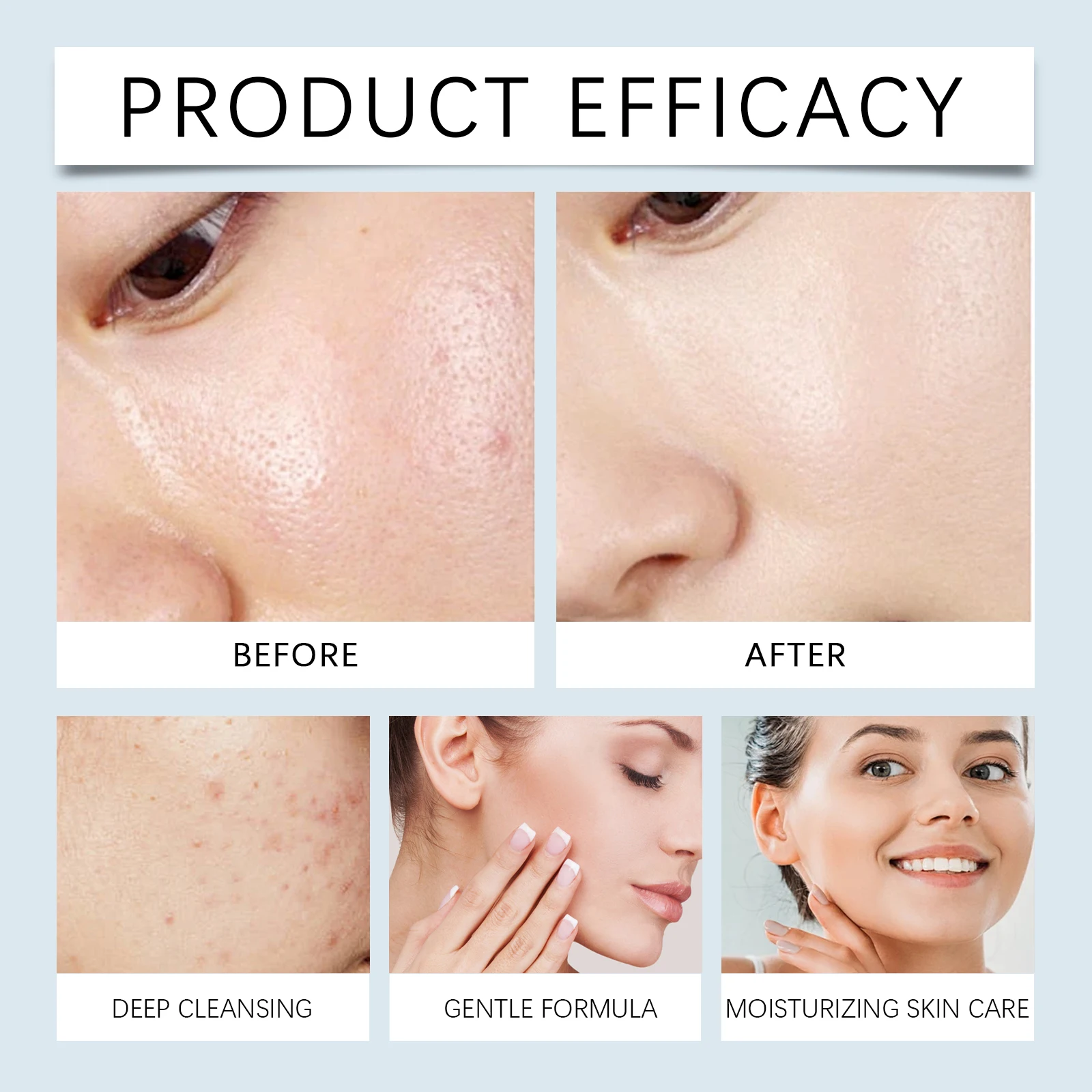 Hoygi 120 ml veganes Reinigungsöl für Gesicht und Augen – Doppelreiniger mit Niacinamid, sanfter, nicht fettender Make-up-Entferner, keine Rückstände