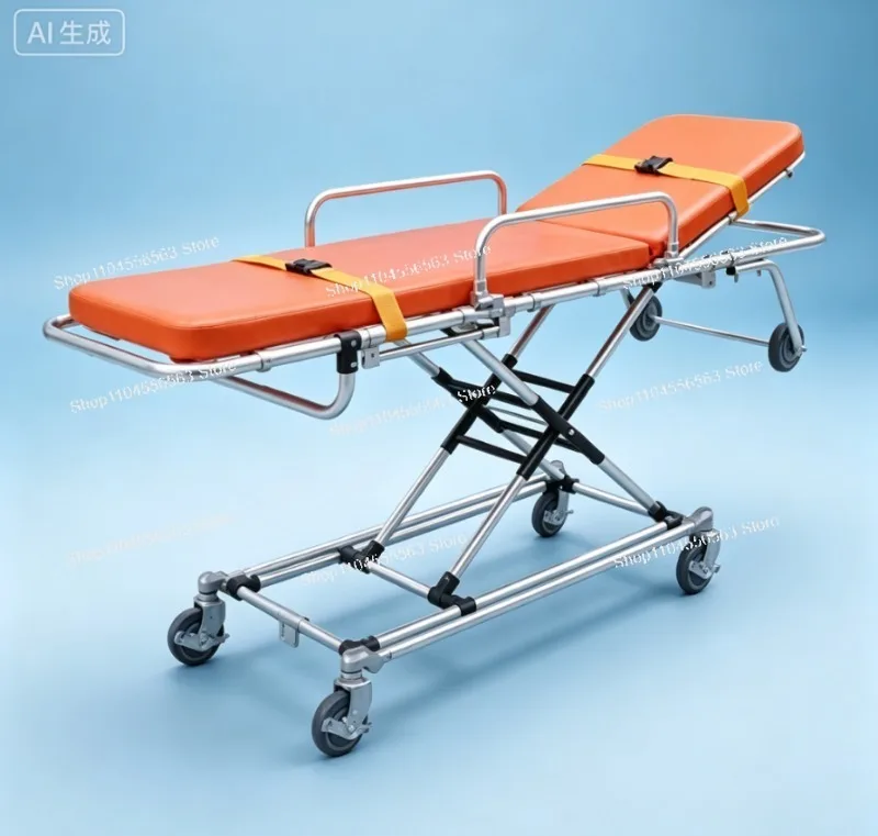 THR-3G Aluminum Ambulance Stretcher Adjustable Backrest Foldable Rescue Stretcher for Emergency