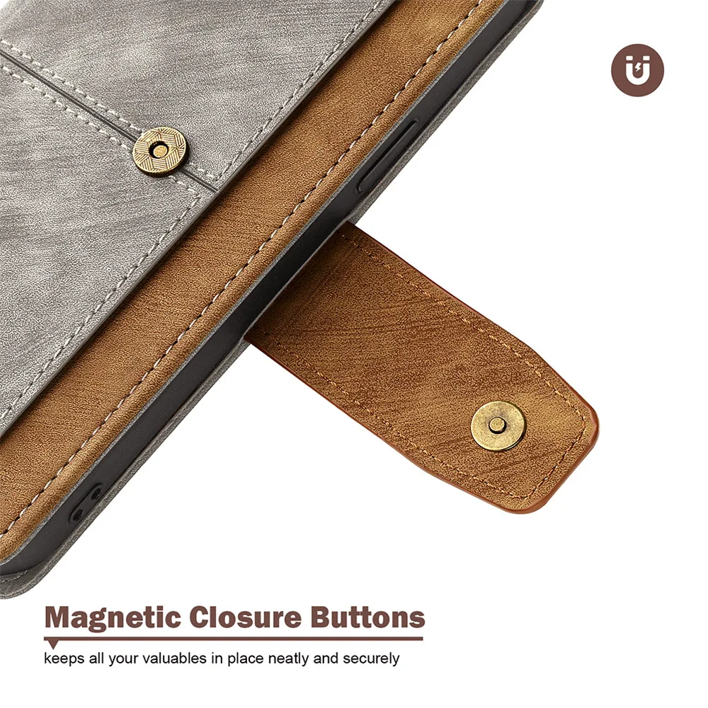 Wallet Case For Xiaomi Mi 15 14 Ultra 13 12 11 Pro 12s 12t 13t Pro Magnetic Flip Phone Cover 11 11I 10 10T Magnetic Leaher Coque view 3