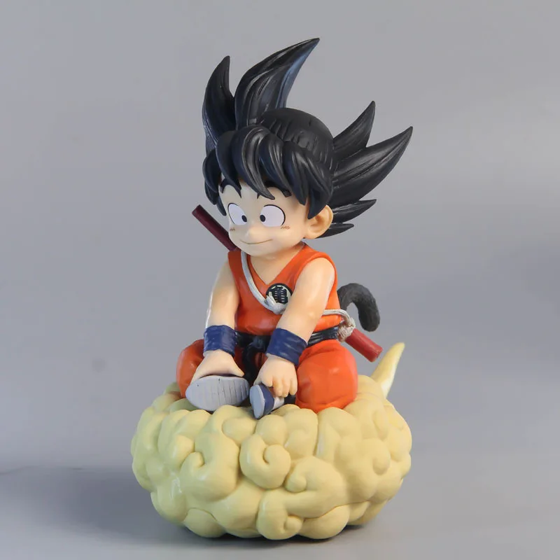 Anime 16CM smok Ball syn Goku z chmurką figurka akcji Goku PVC posąg zabawki do kolekcjonowania prezenty