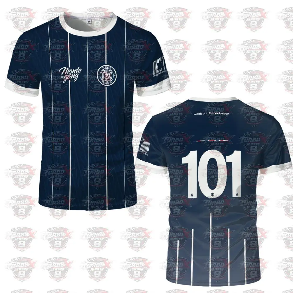 Nouveau maillot d'entraînement de l'équipe Monte Esports 2026 pour la Pro League CS2 |   T-shirt unisexe, élégant, respirant, à séchage rapide