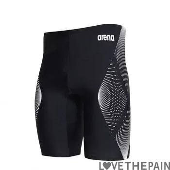 New Men Swim Jammer Swimming Trunks Professional Swim Surf Trunks Summer Beach Lycra Quick Dry Uv Protection Gym Tights Shorts 5