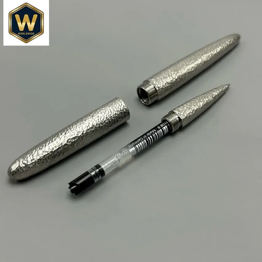 BALAOYE 316 Stainless Steel Hammer Pattern Dark Nib Fountain Pen Handmade Collectible Personalized Kawaii Gel Ballpoint Pen