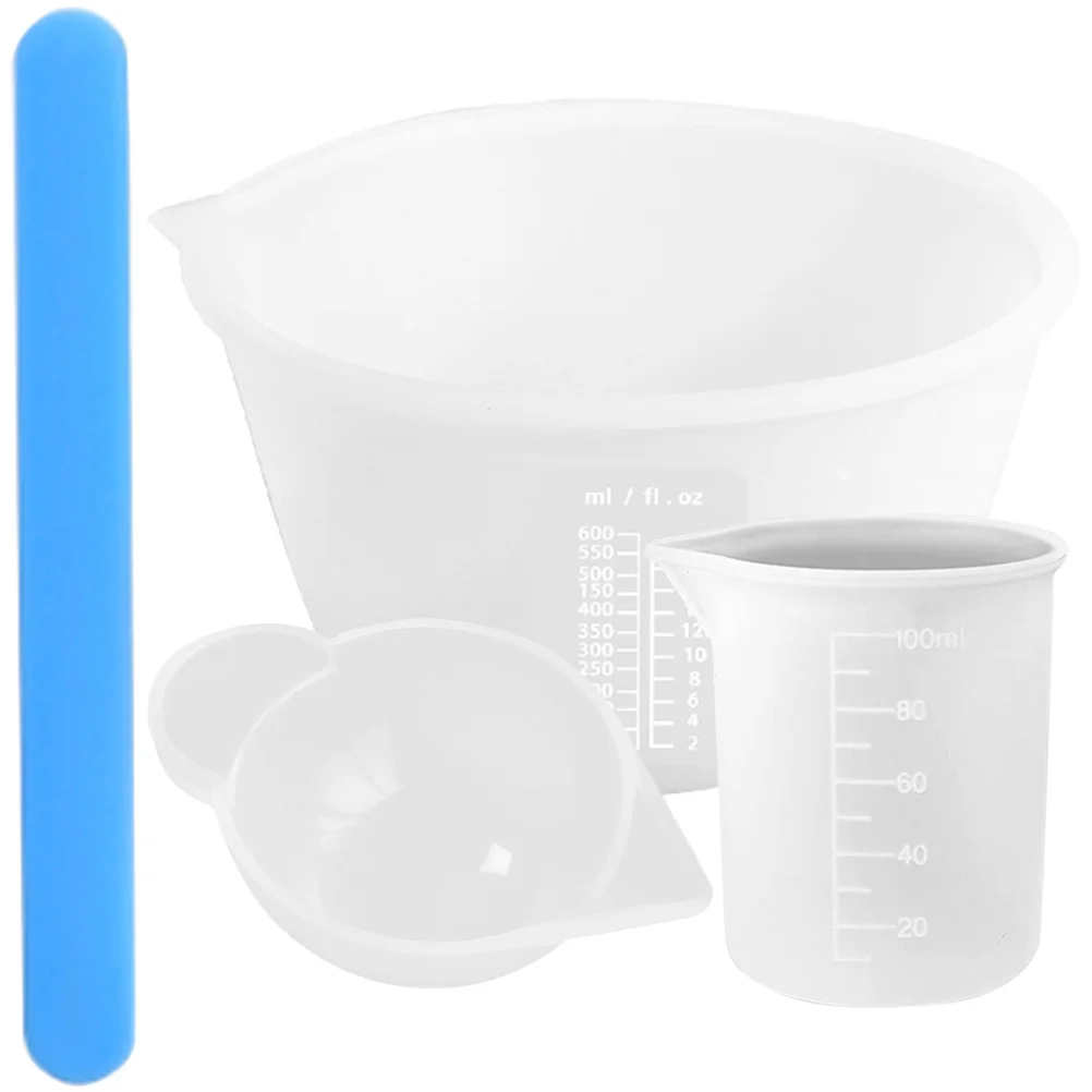 

1 set 1 Set Silicone Measuring Tools Diy Crafts Supplies Scaled Stir Sticks Kit For Art Handicrafts Making Durable Practical
