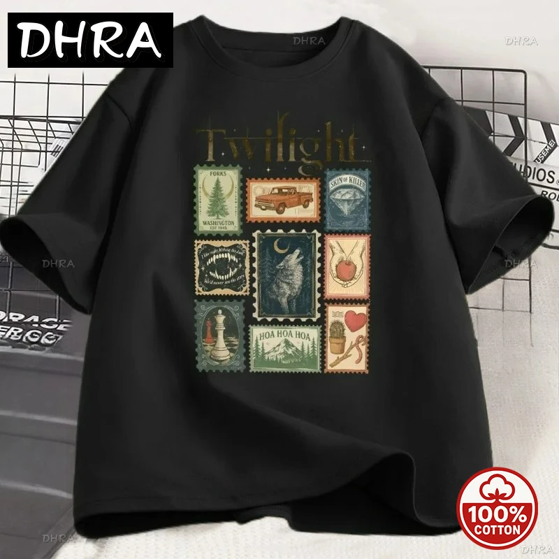 New style Vintage Twilight T-shirt Book Lover Cotton Men Women Tshirt Unisex Clothing Summer Aesthetic High Quality Tee