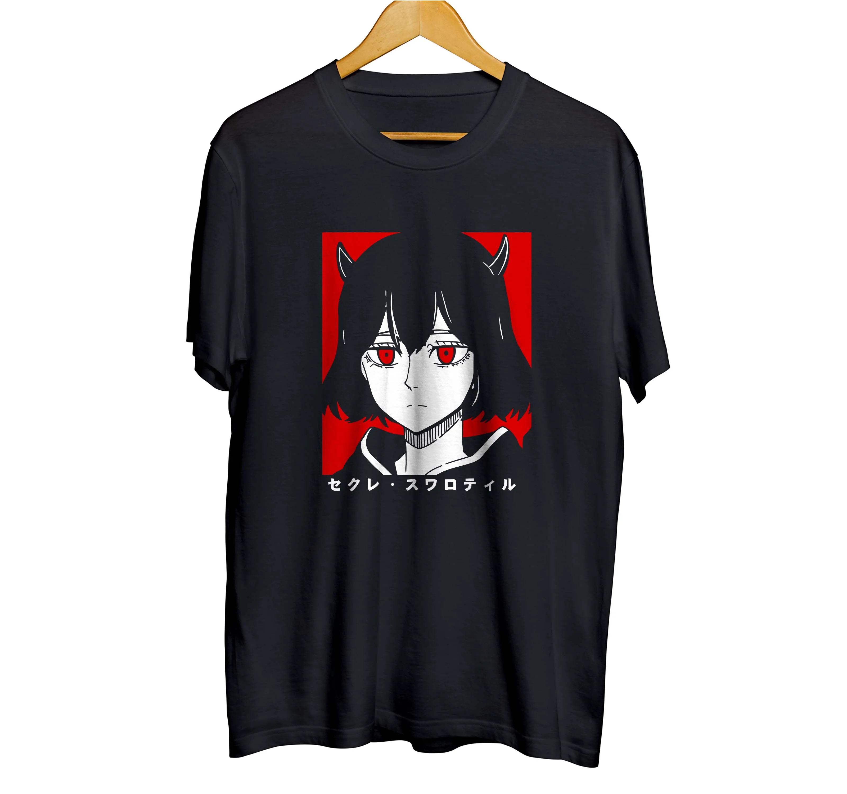 

Футболка distro anime NERO SECRE-черный клевер 100% хлопок чесаный 30s