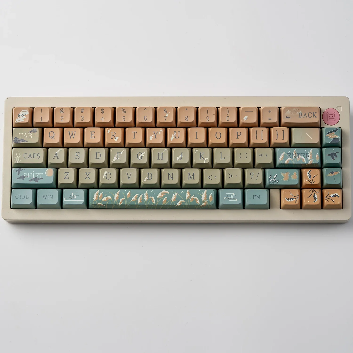 

Themed keycaps creative MDA highly sublimated pbt material for mechanical keyboards 75 104