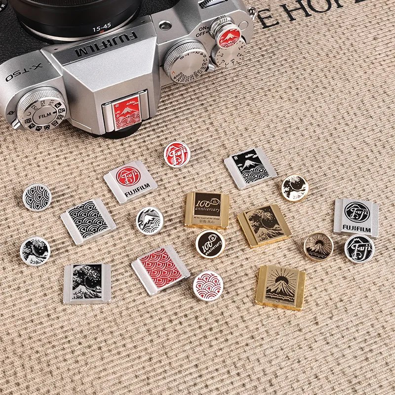 

Metal Camera Hot Shoe Cover Suitable for Fujifilm XT2 XT3 XT10 XT20 XT50 X100V X100VI XT30II XT30III Shutter Threaded Button Set