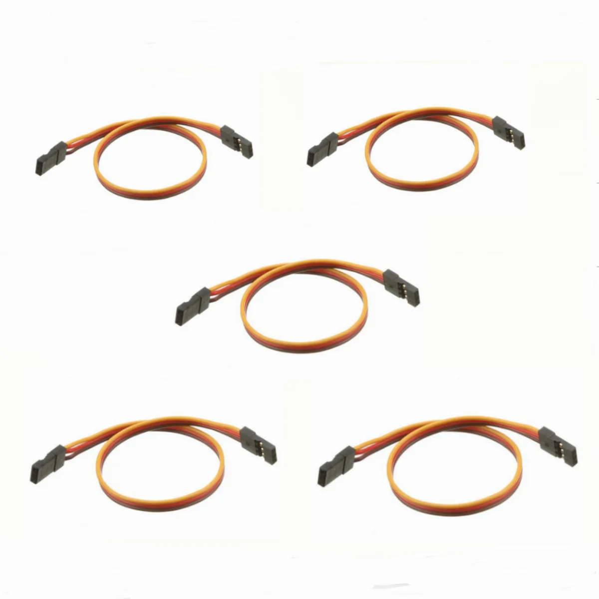 5/10pcs 100mm 150MM 200MM 300MM 15cm Servo Extension Cord Male To Male For JR Plug Servo Extension Lead Wire Cable