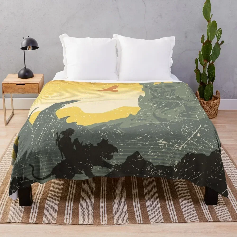 Discover Eternia (sunrise) Throw Blanket for babies Tourist Sofas Blankets