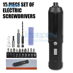 3.6V Electrical Screwdriver Set Smart Cordless Electric Screwdrivers USB Rechargeable 1/13 Bit Set Mini Drill Power Tool