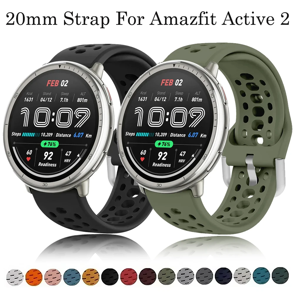 20Mm Silicone Strap…