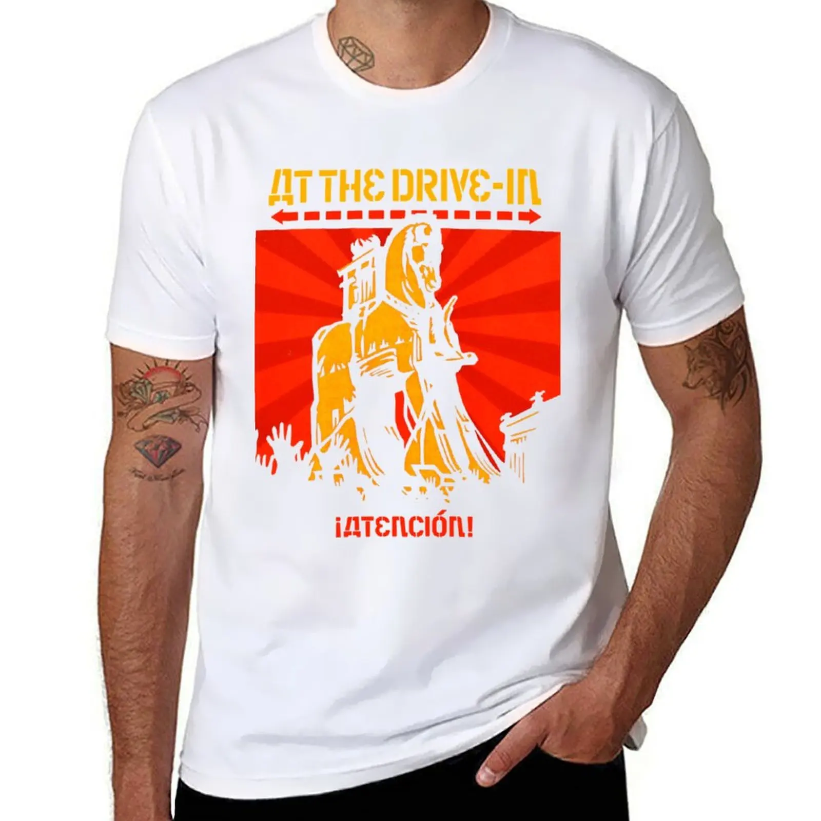 في القيادة في جولة - الاهتمام تي شيرت أساسي تي شيرت أنيمي تي شيرت رجل كبير الحجم تي شيرت فاخر #1