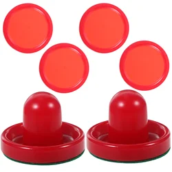 8PCS 76MM Air Hockey Pushers Pucks Vervanging voor Speltafels Goalies Header Kit Air Hockey Apparatuur Accessoires (Rood)