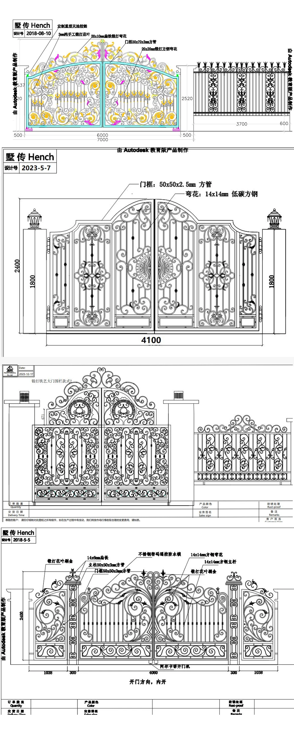 Home Premium Aluminium Sliding Gate for Driveways and Gardens Fence Gate