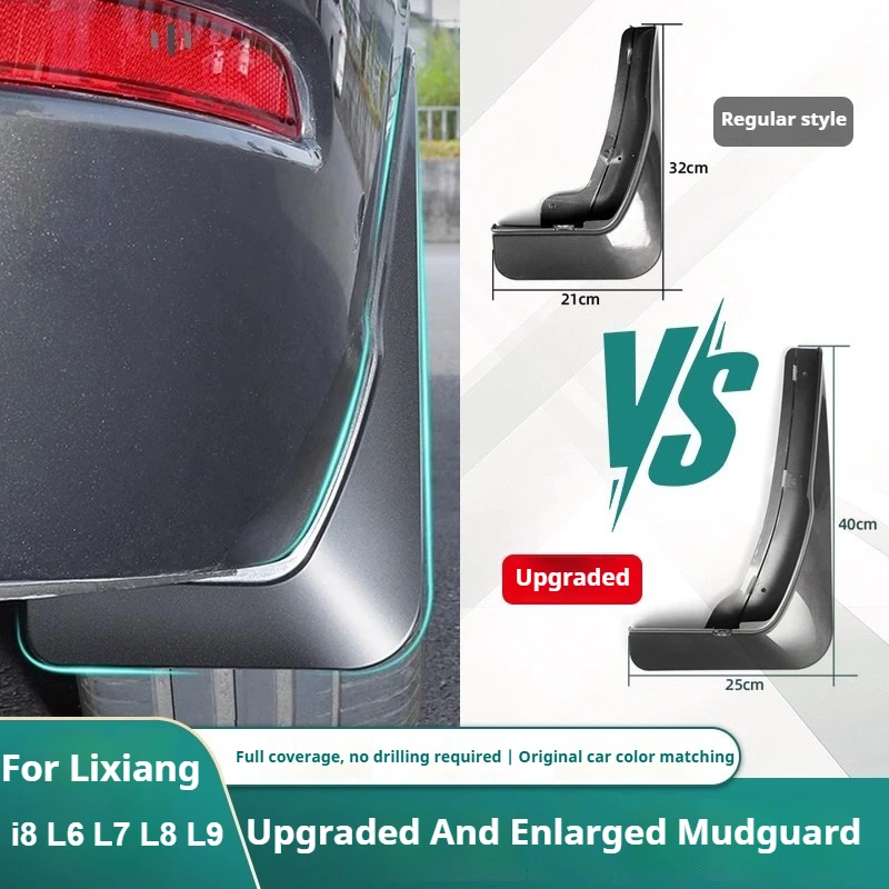 

For Li LiXiang I8 L6 L7 L8 L9 Car Fender Original Factory Painted Finish Non-drilled Mudguards Ideal Car Dedicated Modification