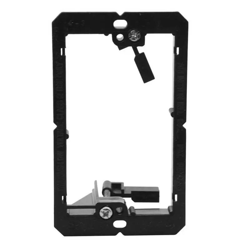 AS63-Low Voltage Box Single Gang Wall Plate 20 Pack, Flush Low Voltage Mounting Bracket For Network, HDMI, Coaxial, Speaker