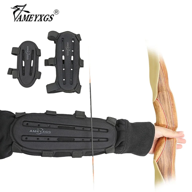 

1pc EVA Archery Arrow Arm Guard S/M/L Armguard Protector Safe Adjustable Strap Traditional Recurve Bow Hunting Shooting Target