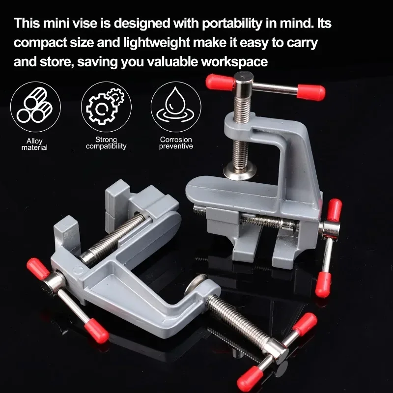 Flat Table Vise Pliers Multi-functional Toggle Clamp Workbench Positioning Fixture Jewelry Make Repair Tool for DIY Craft Mold