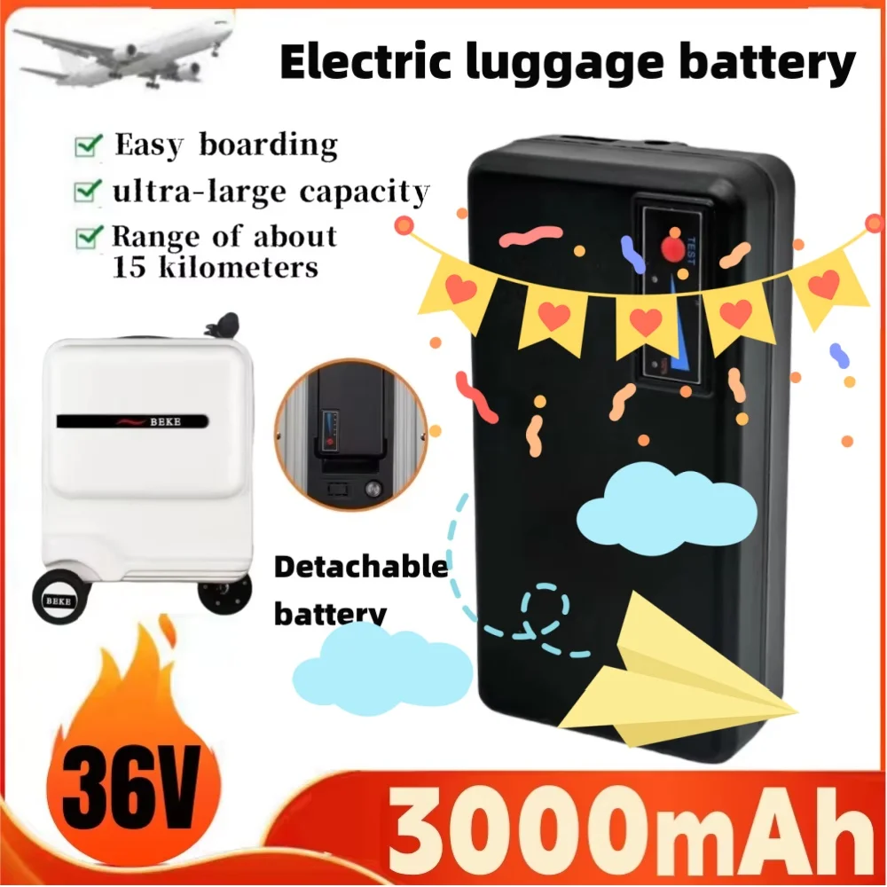

100% New 36V 3000mAH electric luggage battery for Airway SE3S miniT SE3T SE3S/ SE3T/ SEminiT universal battery