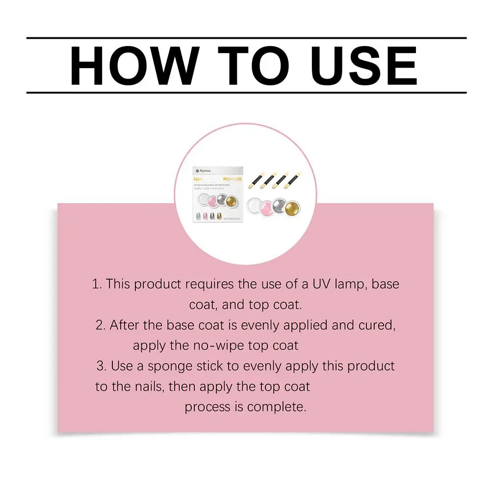 4-kleuren Aurora Magic Mirror Powder Nail Glitter Chrome Pigment Dust Effect voor Nail Art Decor Manicure Design