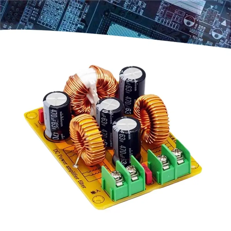 A72T EMC Hifi EMI Filter Board DC LC Low Pass High Frequency Switching Power Supply Ripple For Amp