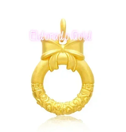 

Eldorado Gold 24k pure gold butterfly pendant for women 999 real gold jewelry pendants gold accessories