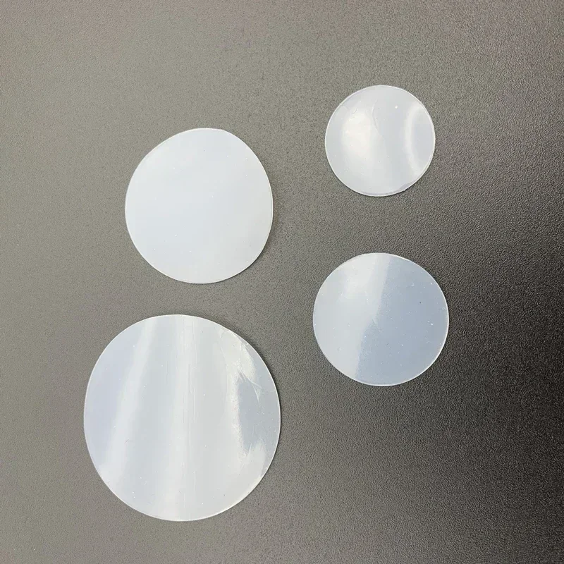 Seal Gasket 10pcs White Round Silicone Rubber Sheet Diameter 8/10/12/15/16/18/20/25/30/40/50/60/70/80/90/100mm Thick 1/2/3/4/5mm