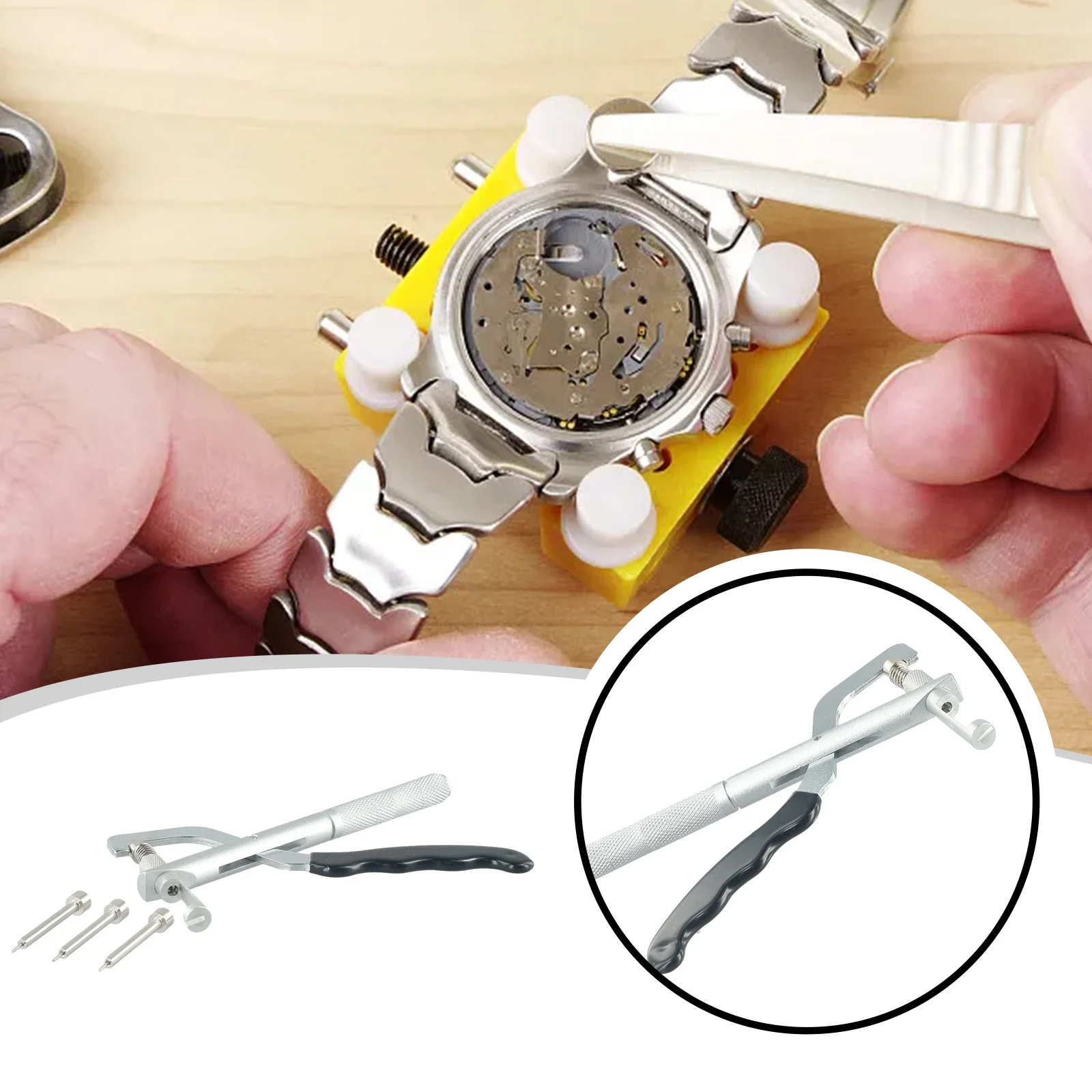 Brand New High Quality Practical Pins Remover Bracelet Strap Adjuster Plier Style Cotter Pin Watch Strap Band Adjusting