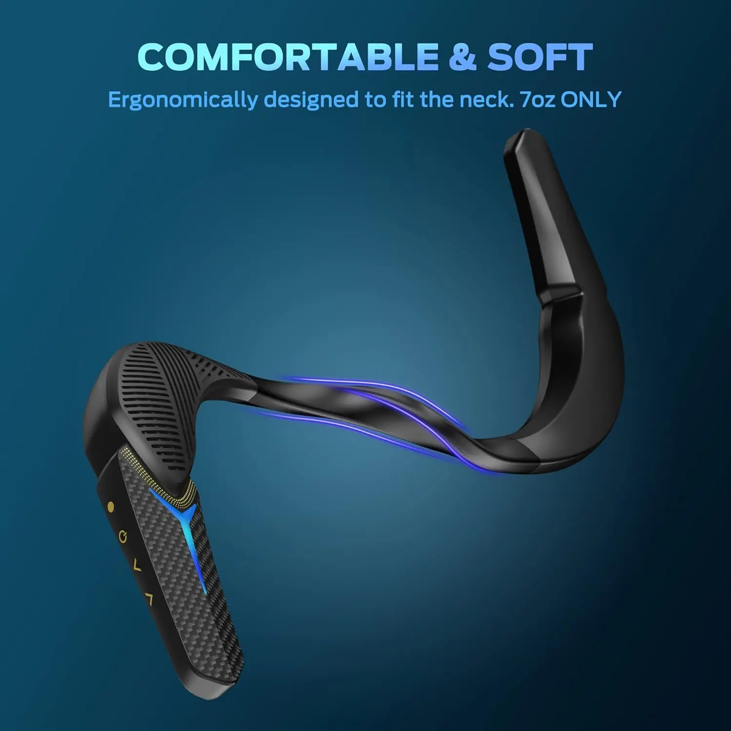 Monster Stinger Neck Speaker Bluetooth 5.3 Neckband Speakers 10H Playtime Wireless Wearable Speakers for Gaming Movies Music