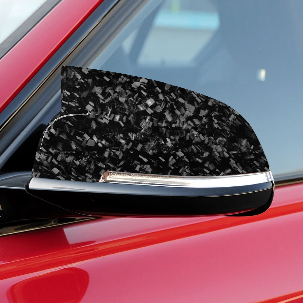 For BMW 1 2 3 4Series F20 F21 F22 F23 F30 F35 GT F34 F32 F33 F36 X1 E84 M2 F87 Forged Carbon Fiber Rearview Mirror Cover Sticker view 2