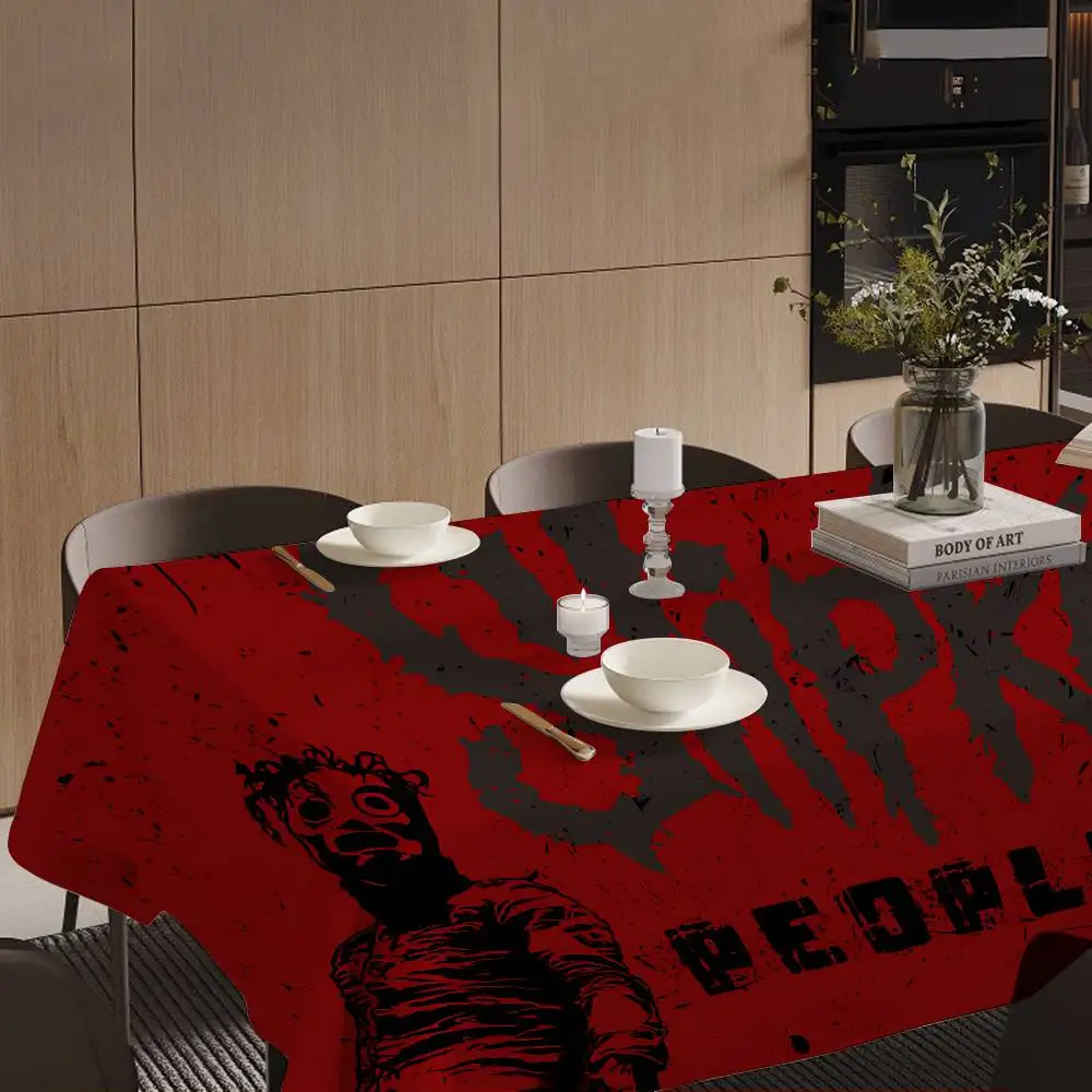BAND S-Slipknot Rectangular Tablecloths Washable Wedding Party Kitchen Dining Living Room Birthday Decoration Table