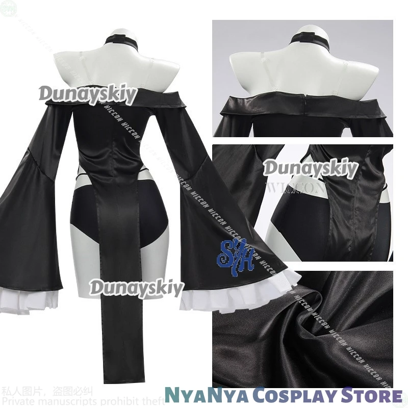 애니메이션 게임 블루 아카이브 코스프레 플라나 의상 할로윈 유니폼 역할 놀이 섹시한 수녀 복장 란제리 악마 잠옷 로리타 할로윈