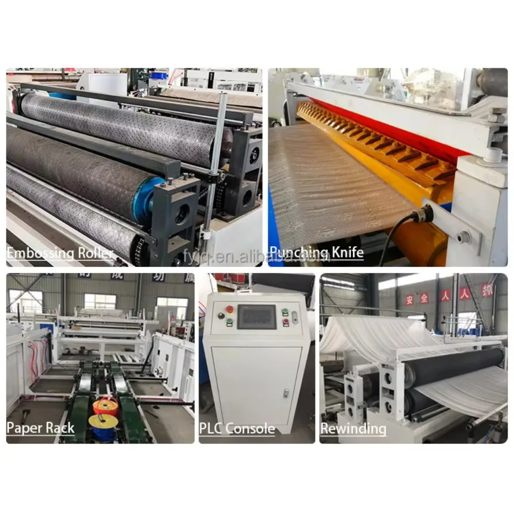 Máquina para fabricar papel higiénico pequeño, línea de producción de rollos completa para uso familiar, precio al por mayor de fábrica, buena calidad
