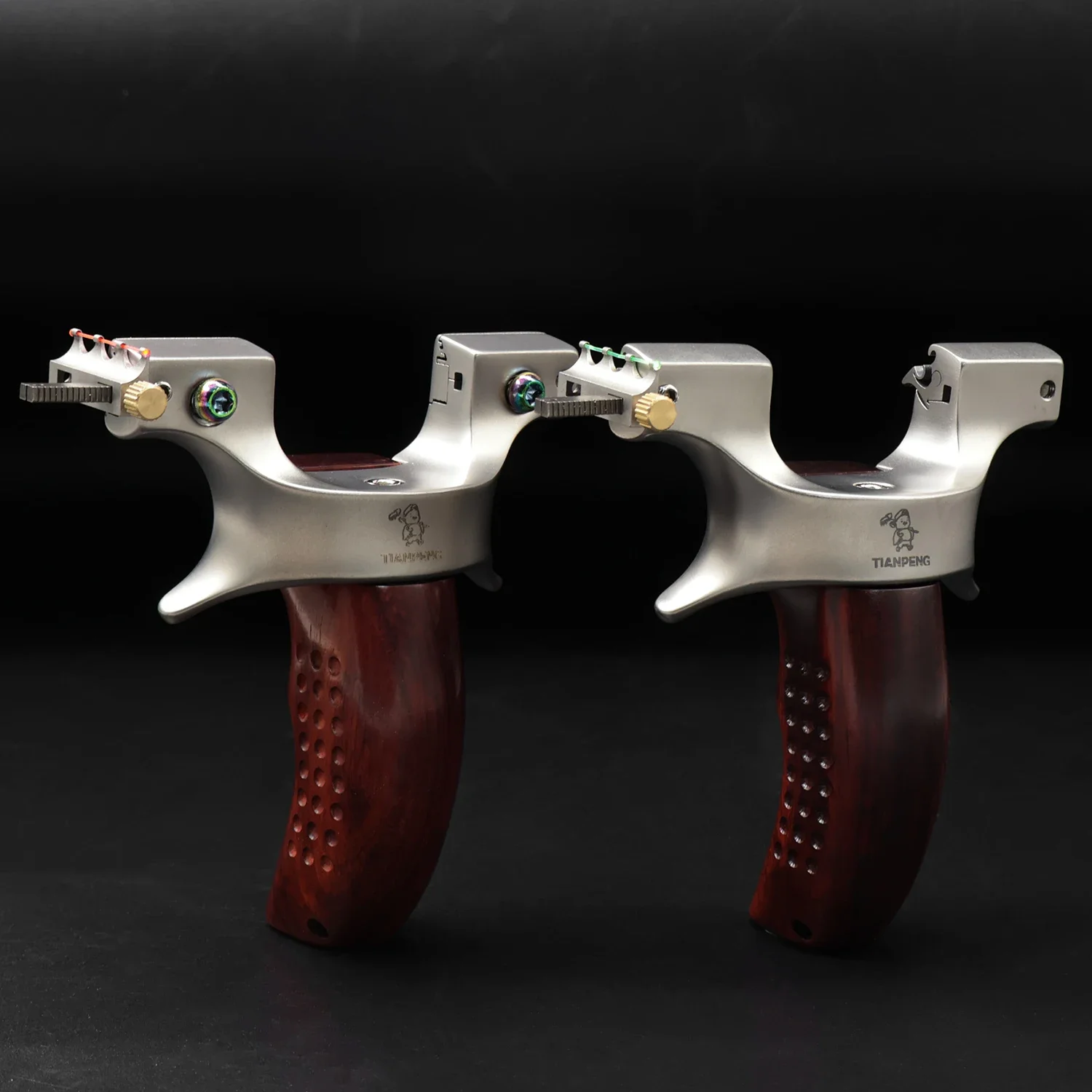 

High-quality Slingshot With Wooden Handle and Stainless Steel Construction Suitable For Outdoor Target Practice and as a Gift